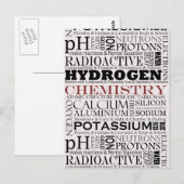 Briefkaart chemie (Voorkant / Achterkant)