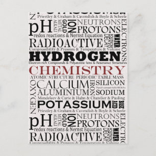 Briefkaart chemie
