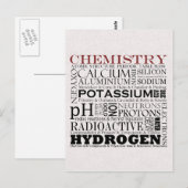 Briefkaart chemie (Voorkant / Achterkant)