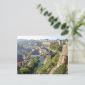 Briefkaart Chemin de la Corniche - Luxemburg (Staand voorkant)