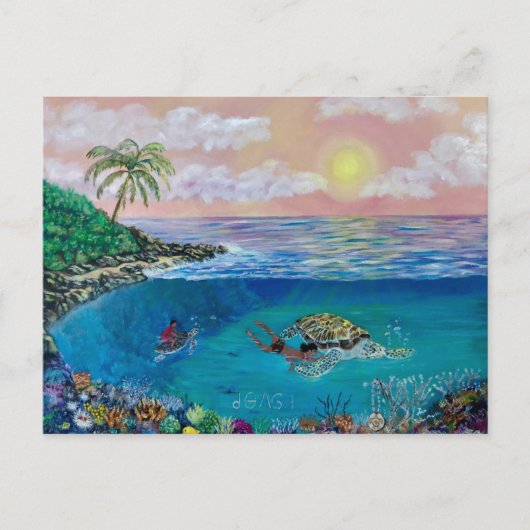 Briefkaart Cherokee Orgin (Voorkant)