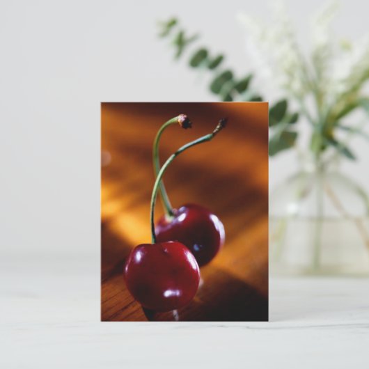 BRIEFKAART CHERRY PAIR (Staand voorkant)