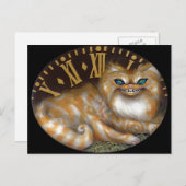 briefkaart "Cheshire Clock" (Voorkant / Achterkant)