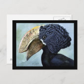 Briefkaart- Chicago Art-Abyssiniaanse vogels 16 Briefkaart (Voorkant / Achterkant)