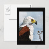 Briefkaart- Chicago Art-Abyssiniaanse vogels 9 Briefkaart (Voorkant / Achterkant)