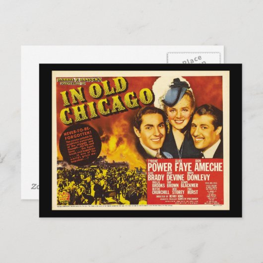 Briefkaart- Chicago Art-in-Old Chicago Briefkaart (Voorkant / Achterkant)