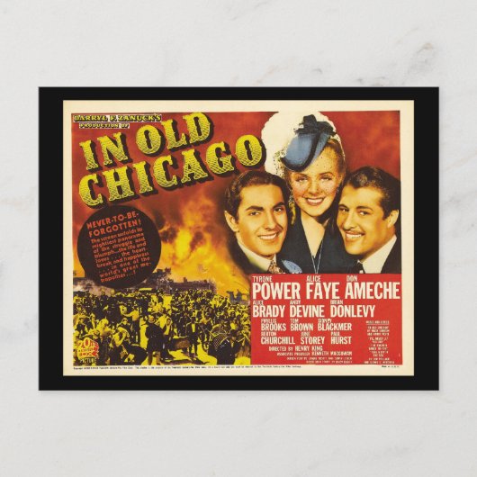 Briefkaart- Chicago Art-in-Old Chicago Briefkaart (Voorkant)