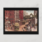 Briefkaart- Chicago Art-State & Randolph 1940 Briefkaart (Voorkant)