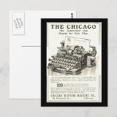 Briefkaart- Chicago Art-the Chicago Briefkaart (Voorkant / Achterkant)