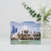 Briefkaart Chicago Buckingham (Staand voorkant)