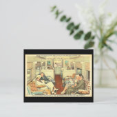 Briefkaart- Chicago Travel Art-1 Briefkaart (Staand voorkant)