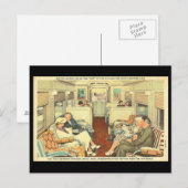 Briefkaart- Chicago Travel Art-1 Briefkaart (Voorkant / Achterkant)