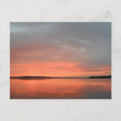 briefkaart chiemsee-zonsondergang (Voorkant)