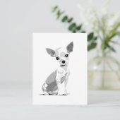 Briefkaart Chihuahua (Staand voorkant)