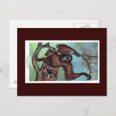 Briefkaart - Chimpansee (Voorkant / Achterkant)