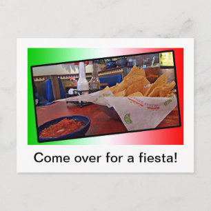 Briefkaart — Chips en Salsa