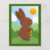 Briefkaart Chocolate Bunny (Voorkant)