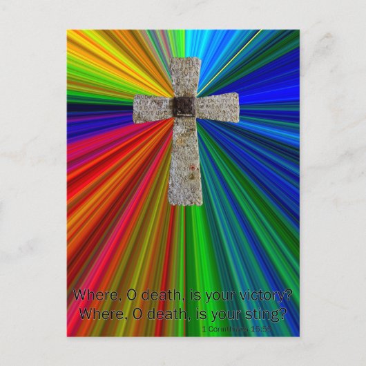 briefkaart Christelijke aanmoediging (Voorkant)