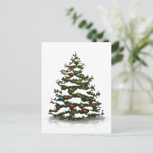 BRIEFKAART : CHRISTMAS TREE (Staand voorkant)