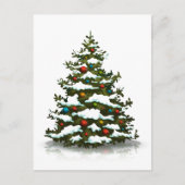 BRIEFKAART : CHRISTMAS TREE (Voorkant)