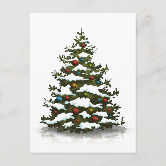BRIEFKAART : CHRISTMAS TREE (Voorkant)