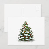 BRIEFKAART : CHRISTMAS TREE (Voorkant / Achterkant)