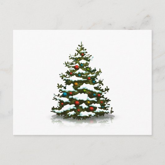 BRIEFKAART : CHRISTMAS TREE (Voorkant)