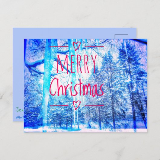 BRIEFKAART CHRISTMASICLES (Voorkant / Achterkant)