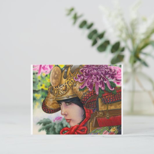 briefkaart "Chrysanthemum" (Staand voorkant)