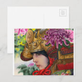 briefkaart "Chrysanthemum" (Voorkant / Achterkant)