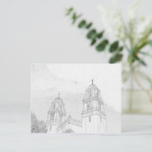 Briefkaart - Church Bell Towers to Color (Staand voorkant)