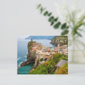 Briefkaart Cinque Terre uit Italië (Staand voorkant)