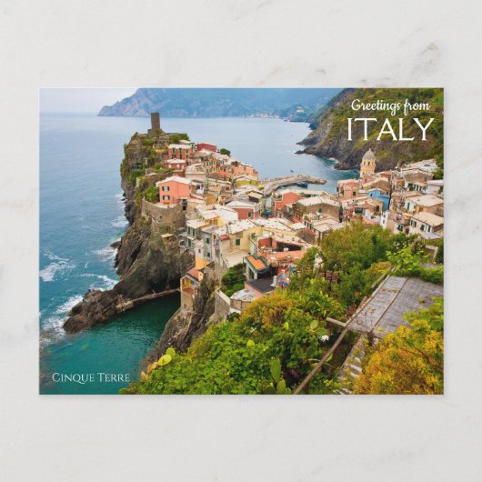 Briefkaart Cinque Terre uit Italië (Voorkant)