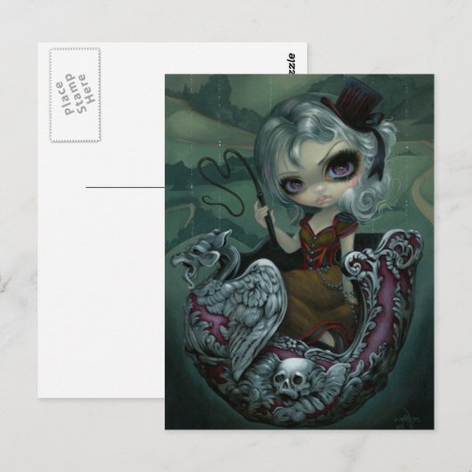 briefkaart "Circus Chariot" (Voorkant / Achterkant)