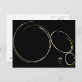 Briefkaart cirkels (Voorkant / Achterkant)