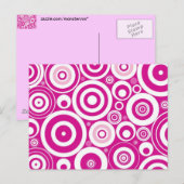 Briefkaart cirkels (Voorkant / Achterkant)