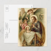 Briefkaart (citaat): St. Joseph Geboorte (Voorkant / Achterkant)