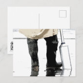 Briefkaart Clam Digging (Voorkant / Achterkant)