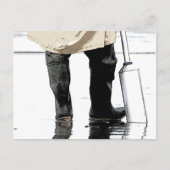 Briefkaart Clam Digging (Voorkant)