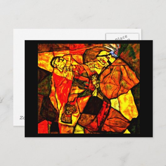 Briefkaart-Classic/-Egon Schiele 16 Briefkaart (Voorkant / Achterkant)