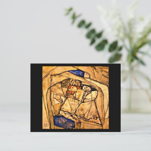 Briefkaart-Classic/-Egon Schiele 27 Briefkaart (Staand voorkant)