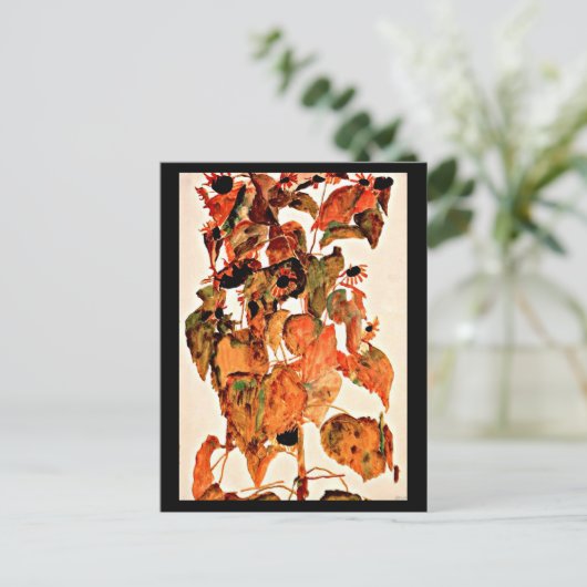 Briefkaart-Classic/-Egon Schiele 2 Briefkaart (Staand voorkant)