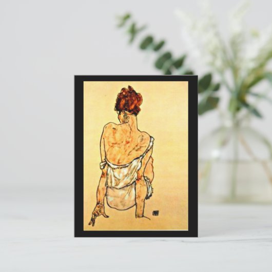 Briefkaart-Classic/-Egon Schiele 31 Briefkaart (Staand voorkant)