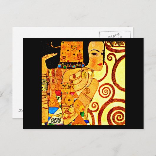 Briefkaart-Classic/-Gustav Klimt 20 Briefkaart (Voorkant / Achterkant)