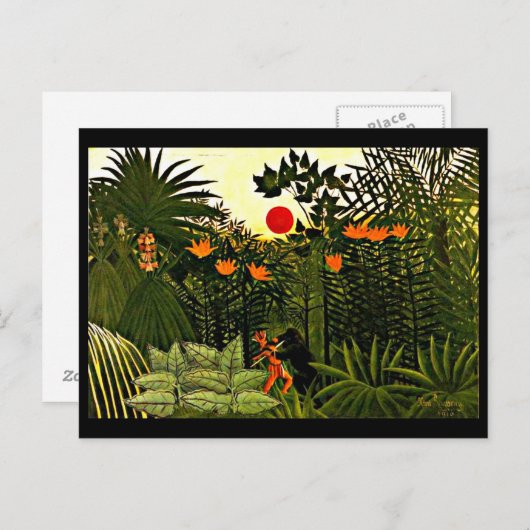 Briefkaart-Classic/-Henri Rousseau 23 Briefkaart (Voorkant / Achterkant)