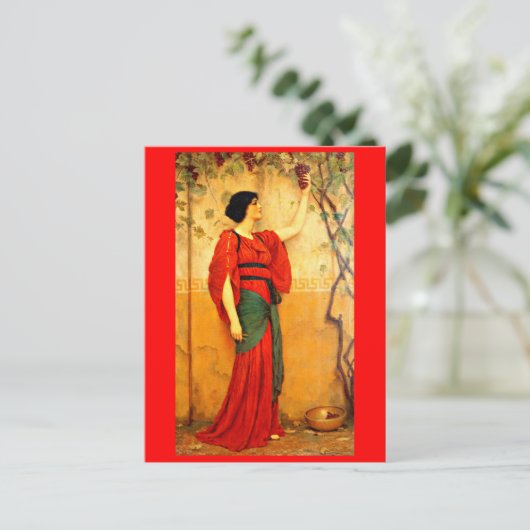 Briefkaart-Classic/-John William Godward 3 Briefkaart (Staand voorkant)