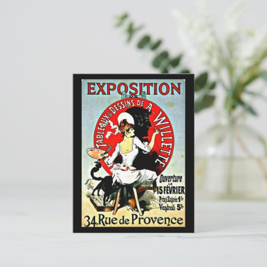 Briefkaart-Classic/-Jules Chéret 12 Briefkaart (Staand voorkant)