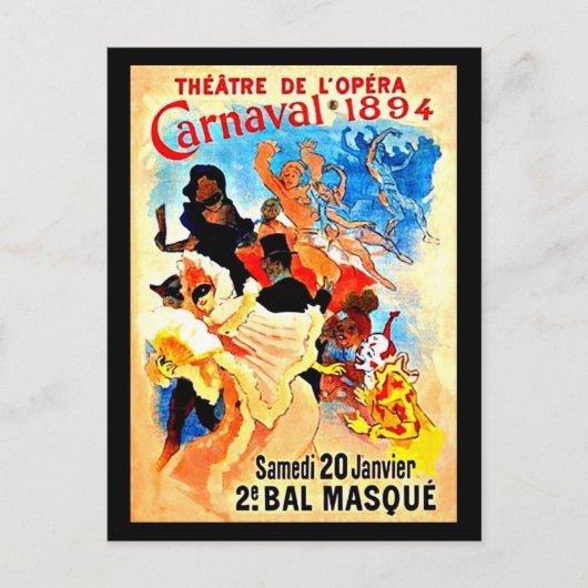 Briefkaart-Classic/-Jules Chéret 14 Briefkaart (Voorkant)