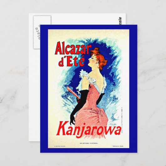 Briefkaart-Classic/-Jules Chéret 19 Briefkaart (Voorkant / Achterkant)