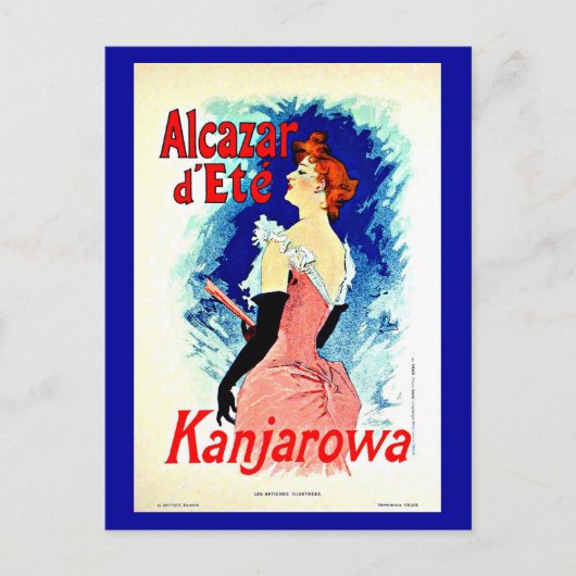 Briefkaart-Classic/-Jules Chéret 19 Briefkaart (Voorkant)